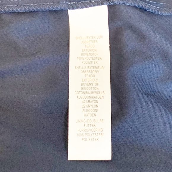 Adrianna Papell | Women's Navy Blue Lace & Chiffon Evening Gown | Size: 8 - Picture 11 of 13